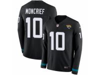 Youth Nike Jacksonville Jaguars #10 Donte Moncrief Limited Black Therma Long Sleeve NFL Jersey