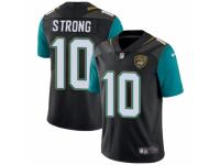 Youth Nike Jacksonville Jaguars #10 Jaelen Strong Black Alternate Vapor Untouchable Limited Player NFL Jersey