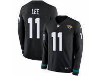 Youth Nike Jacksonville Jaguars #11 Marqise Lee Limited Black Therma Long Sleeve NFL Jersey