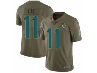 Youth Nike Jacksonville Jaguars #11 Marqise Lee Limited Olive 2017 Salute to Service NFL Jersey