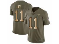 Youth Nike Jacksonville Jaguars #11 Marqise Lee Limited Olive/Gold 2017 Salute to Service NFL Jersey