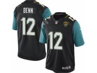 Youth Nike Jacksonville Jaguars #12 Arrelious Benn Limited Black Alternate NFL Jersey