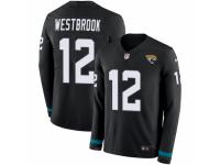 Youth Nike Jacksonville Jaguars #12 Dede Westbrook Limited Black Therma Long Sleeve NFL Jersey