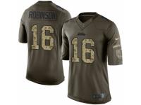 Youth Nike Jacksonville Jaguars #16 Denard Robinson Limited Green Salute to Service NFL Jersey