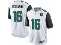 Youth Nike Jacksonville Jaguars #16 Denard Robinson Limited White NFL Jersey