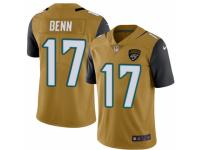 Youth Nike Jacksonville Jaguars #17 Arrelious Benn Limited Gold Rush NFL Jersey