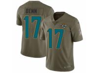 Youth Nike Jacksonville Jaguars #17 Arrelious Benn Limited Olive 2017 Salute to Service NFL Jersey