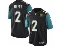 Youth Nike Jacksonville Jaguars #2 Jason Myers Limited Black Alternate NFL Jersey