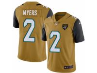 Youth Nike Jacksonville Jaguars #2 Jason Myers Limited Gold Rush NFL Jersey