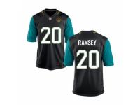 Youth Nike Jacksonville Jaguars #20 Jalen Ramsey Black Alternate NFL Jersey