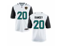 Youth Nike Jacksonville Jaguars #20 Jalen Ramsey White NFL Jersey