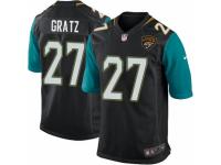 Youth Nike Jacksonville Jaguars #27 Dwayne Gratz Limited Black Alternate NFL Jersey