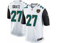 Youth Nike Jacksonville Jaguars #27 Dwayne Gratz Limited White NFL Jersey