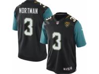 Youth Nike Jacksonville Jaguars #3 Brad Nortman Limited Black Alternate NFL Jersey