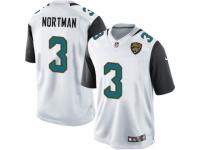 Youth Nike Jacksonville Jaguars #3 Brad Nortman Limited White NFL Jersey