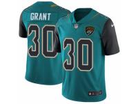 Youth Nike Jacksonville Jaguars #30 Corey Grant Teal Green Team Color Vapor Untouchable Limited Player NFL Jersey