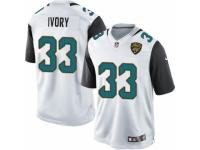 Youth Nike Jacksonville Jaguars #33 Chris Ivory Limited White NFL Jersey