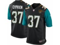 Youth Nike Jacksonville Jaguars #37 John Cyprien Limited Black Alternate NFL Jersey