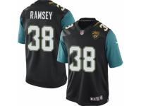 Youth Nike Jacksonville Jaguars #38 Jalen Ramsey Limited Black Alternate NFL Jersey