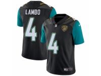 Youth Nike Jacksonville Jaguars #4 Josh Lambo Black Alternate Vapor Untouchable Limited Player NFL Jersey