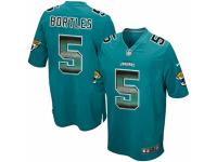 Youth Nike Jacksonville Jaguars #5 Blake Bortles Limited Teal Green Strobe NFL Jersey