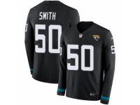 Youth Nike Jacksonville Jaguars #50 Telvin Smith Limited Black Therma Long Sleeve NFL Jersey