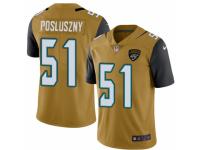 Youth Nike Jacksonville Jaguars #51 Paul Posluszny Limited Gold Rush NFL Jersey