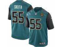 Youth Nike Jacksonville Jaguars #55 Dan Skuta Limited Teal Green Team Color NFL Jersey