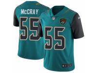 Youth Nike Jacksonville Jaguars #55 Lerentee McCray Teal Green Team Color Vapor Untouchable Limited Player NFL Jersey