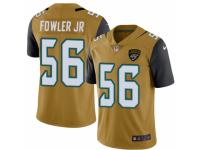 Youth Nike Jacksonville Jaguars #56 Dante Fowler Jr Limited Gold Rush NFL Jersey