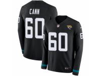 Youth Nike Jacksonville Jaguars #60 A. J. Cann Limited Black Therma Long Sleeve NFL Jersey