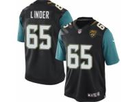 Youth Nike Jacksonville Jaguars #65 Brandon Linder Limited Black Alternate NFL Jersey