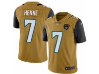 Youth Nike Jacksonville Jaguars #7 Chad Henne Limited Gold Rush NFL Jersey