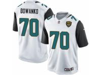 Youth Nike Jacksonville Jaguars #70 Luke Bowanko Limited White NFL Jersey