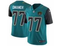 Youth Nike Jacksonville Jaguars #77 Patrick Omameh Teal Green Team Color Vapor Untouchable Limited Player NFL Jersey