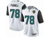 Youth Nike Jacksonville Jaguars #78 Jermey Parnell Limited White NFL Jersey