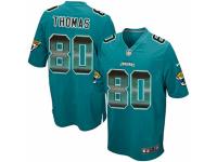 Youth Nike Jacksonville Jaguars #80 Julius Thomas Limited Teal Green Strobe NFL Jersey