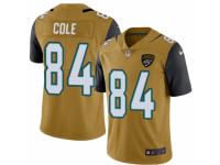 Youth Nike Jacksonville Jaguars #84 Keelan Cole Limited Gold Rush Vapor Untouchable NFL Jersey