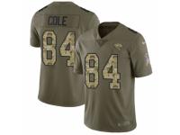 Youth Nike Jacksonville Jaguars #84 Keelan Cole Limited Olive/Camo 2017 Salute to Service NFL Jersey