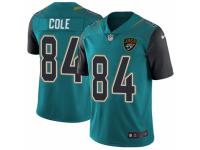 Youth Nike Jacksonville Jaguars #84 Keelan Cole Teal Green Team Color Vapor Untouchable Limited Player NFL Jersey