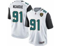 Youth Nike Jacksonville Jaguars #91 Yannick Ngakoue Limited White NFL Jersey