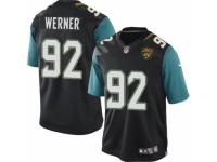 Youth Nike Jacksonville Jaguars #92 Bjoern Werner Elite Black Alternate NFL Jersey