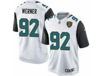 Youth Nike Jacksonville Jaguars #92 Bjoern Werner Limited White NFL Jersey