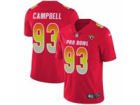 Youth Nike Jacksonville Jaguars #93 Calais Campbell Limited Red 2018 Pro Bowl NFL Jersey