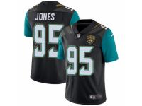 Youth Nike Jacksonville Jaguars #95 Abry Jones Black Alternate Vapor Untouchable Limited Player NFL Jersey