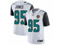 Youth Nike Jacksonville Jaguars #95 Abry Jones White Vapor Untouchable Limited Player NFL Jersey