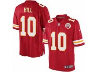 Youth Nike Kansas City Chiefs #10 Tyreek Hill Limited Red Team Color NFL Jersey
