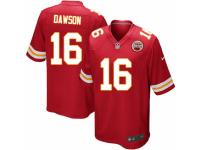 Youth Nike Kansas City Chiefs #16 Len Dawson Red Team Color NFL Jersey