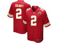 Youth Nike Kansas City Chiefs #2 Dustin Colquitt Limited Red Team Color NFL Jersey