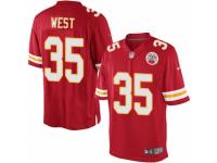 Youth Nike Kansas City Chiefs #35 Charcandrick West Limited Red Team Color NFL Jersey